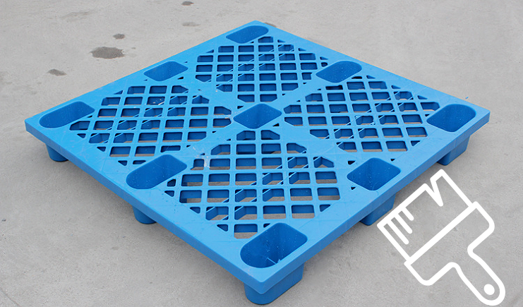 九腳塑料托盤要運輸干凈的產品怎么洗?